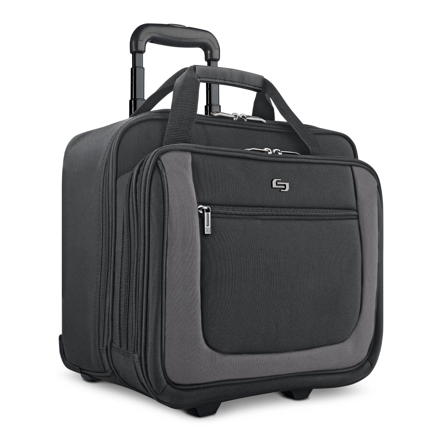 Solo New York Rolling Case with Wheels - Roller Laptop Bag, Wheeled Briefcase for Women & Men, Carry On Size for Travel, Fits 17.3" Computer - Bryant