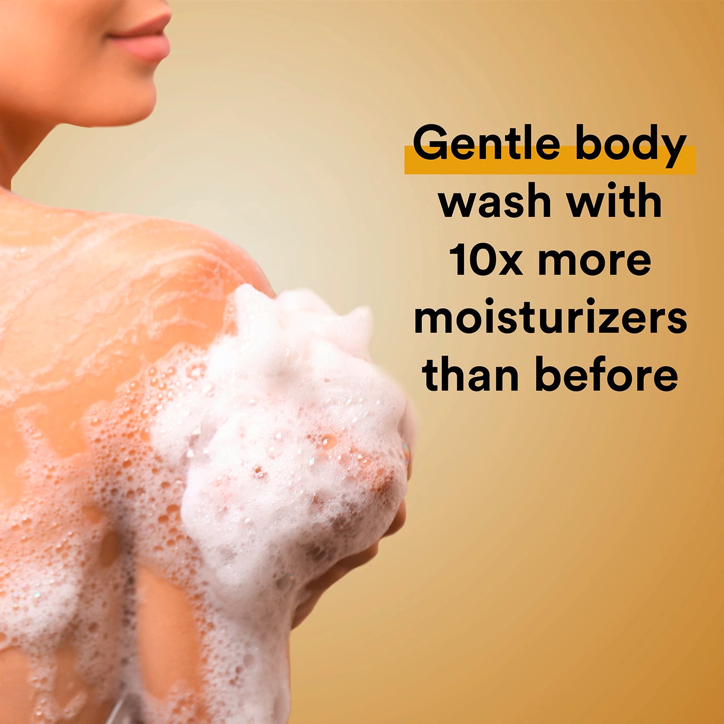 Suave Essentials Gentle Body Wash, With a Sweet Oil Blend Essence, Milk & Honey Infused with Vitamin E & Honey Extract 18 oz