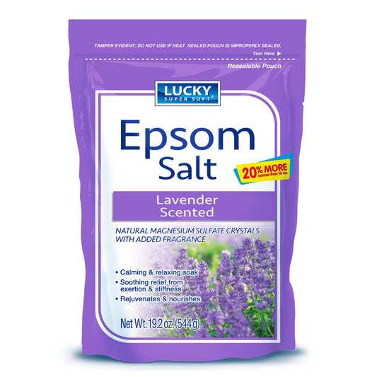 Lucky Super Soft Epsom Salt Lavender Scented, 19.2 Ounce Beauty and Personal Care Lucky Super Soft