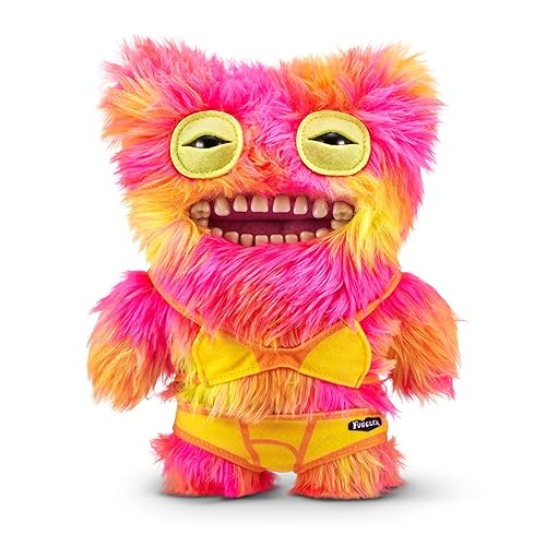 Fuggler Vacay Vibes by ZURU, Funny Ugly Monster, Plush, Collectible, Toy (Mr Buttons - Multi)