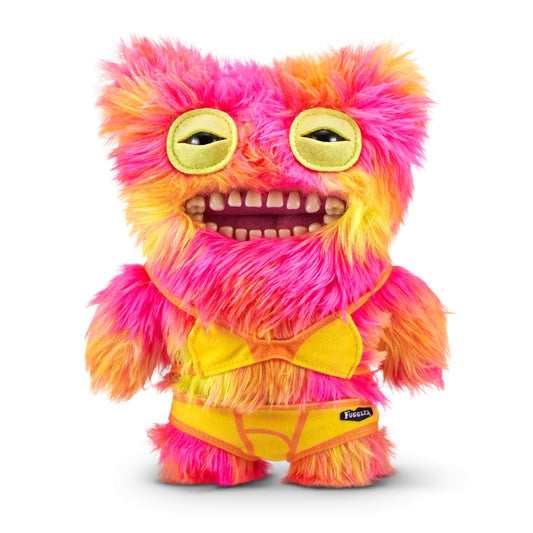 Fuggler Vacay Vibes by ZURU, Funny Ugly Monster, Plush, Collectible, Toy (Mr Buttons - Multi)