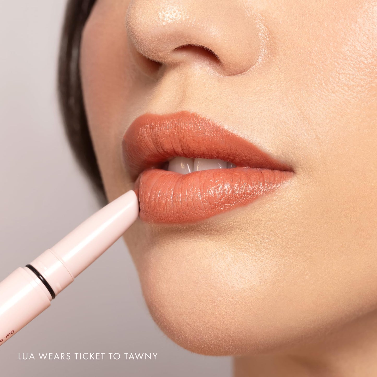Wander Beauty Lipsetter Dual Cream Lipstick + Lip Liner - Ticket to Tawny - Ultra-Smooth, Hydrating Lipstick and Brown Nude Lip Liner with a Soft