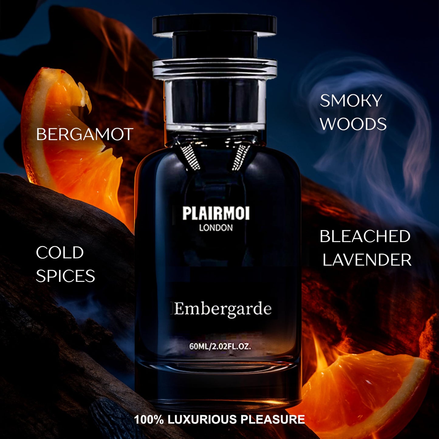 PLAIRMOI Men’s Pheromone Cologne - Long-Lasting Masculine Scent for Confidence & Attraction - Magnetic Fragrance for Dates, Work & Everyday Wear, 2.02 Beauty & Personal Care PLAIRMOI