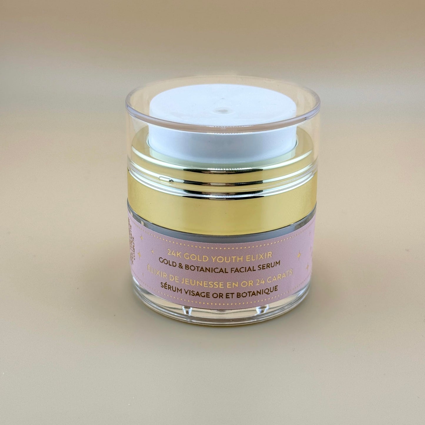 24K Gold Botanical Peptide Face Serum, Anti-Aging, Fine Line Wrinkle Reduction, Youthful Skin, Smooth Texture, Rejuvenating Serum, Hydration