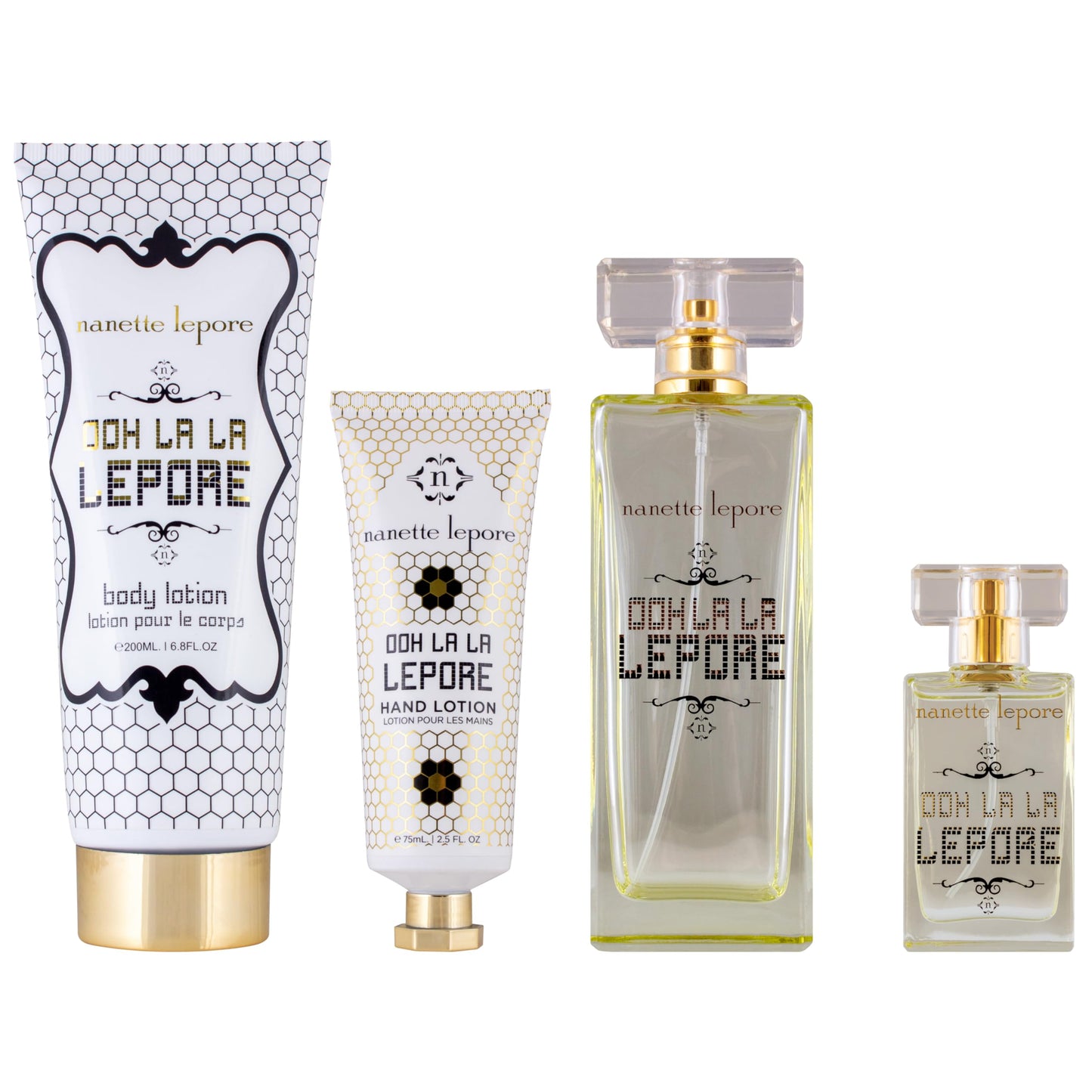Ooh La La Lepore Eau de Parfum 4 Piece Gift Set for Her, 3.4 fl. oz., by Nanette Lepore