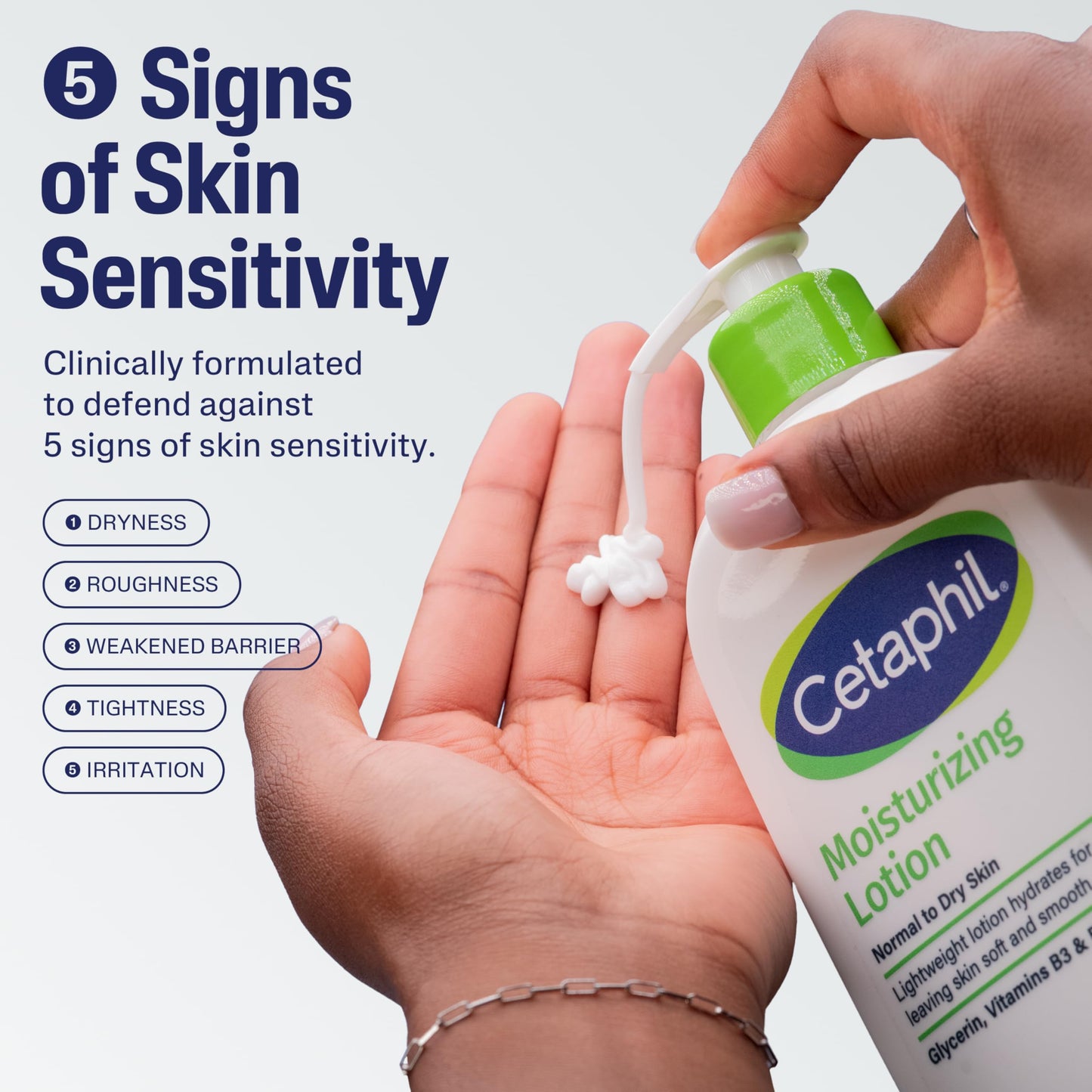 Cetaphil Face & Body Moisturizer, Hydrating Moisturizing Lotion for All Skin Types, Suitable for Sensitive Skin, NEW 4 oz Pack of 3, Fragrance Free