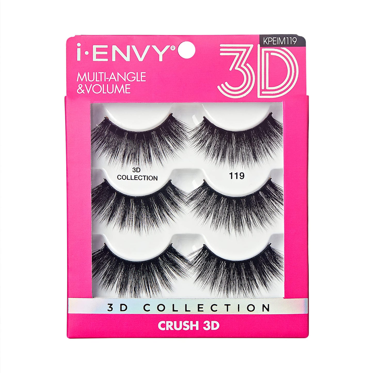 iEnvy False Eyelashes 3 Pairs Fluffy and Natural Multiangle and Volume Faux Mink Lashes (19)