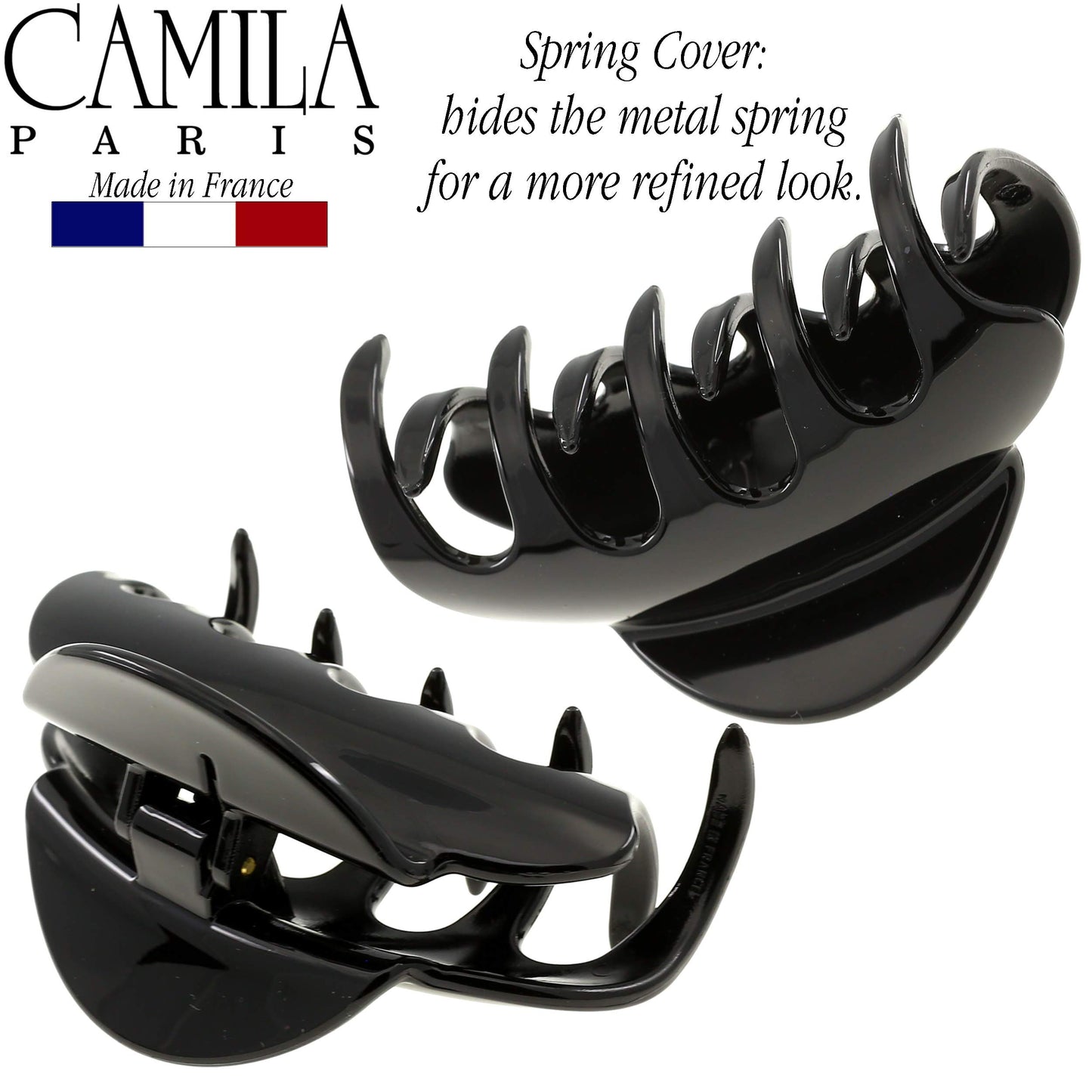 Camila Paris CP2385 French Hair Clip for Women for Thick Hair for Long Curly Wavy Hair, Large, Girls Hair Claw Clips Jaw Styling Hair Accessories