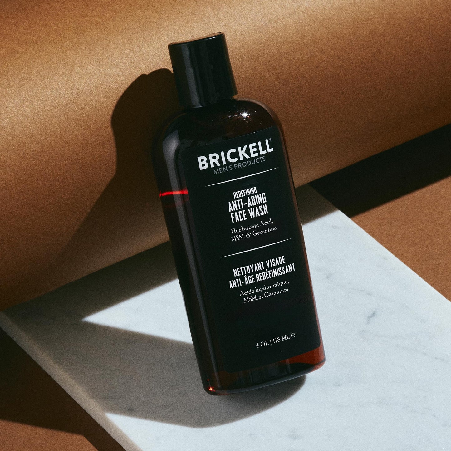 Brickell Men's Redefining Anti-Aging Face Wash For Men, Foaming Gel Face Wash Firms & Plumps Skin to Reduce Signs of Aging, With Hyaluronic Acid Beauty and Personal Care Brickell Men's Products