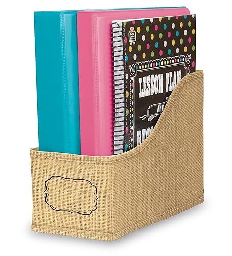 Teacher Created Resources Burlap Book Bin (TCR20835)