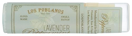 Los Poblanos, Lip Balm Lavender Peppermint, 0.28 Ounce