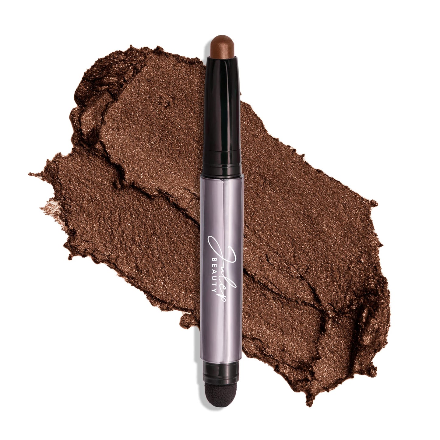 Julep Eyeshadow 101 Cream-to-Powder Waterproof Shadow Stick - Cocoa Shimmer - Long-Lasting, Crease-Proof, Chocolate Brown Shimmer Cream Eyeshadow