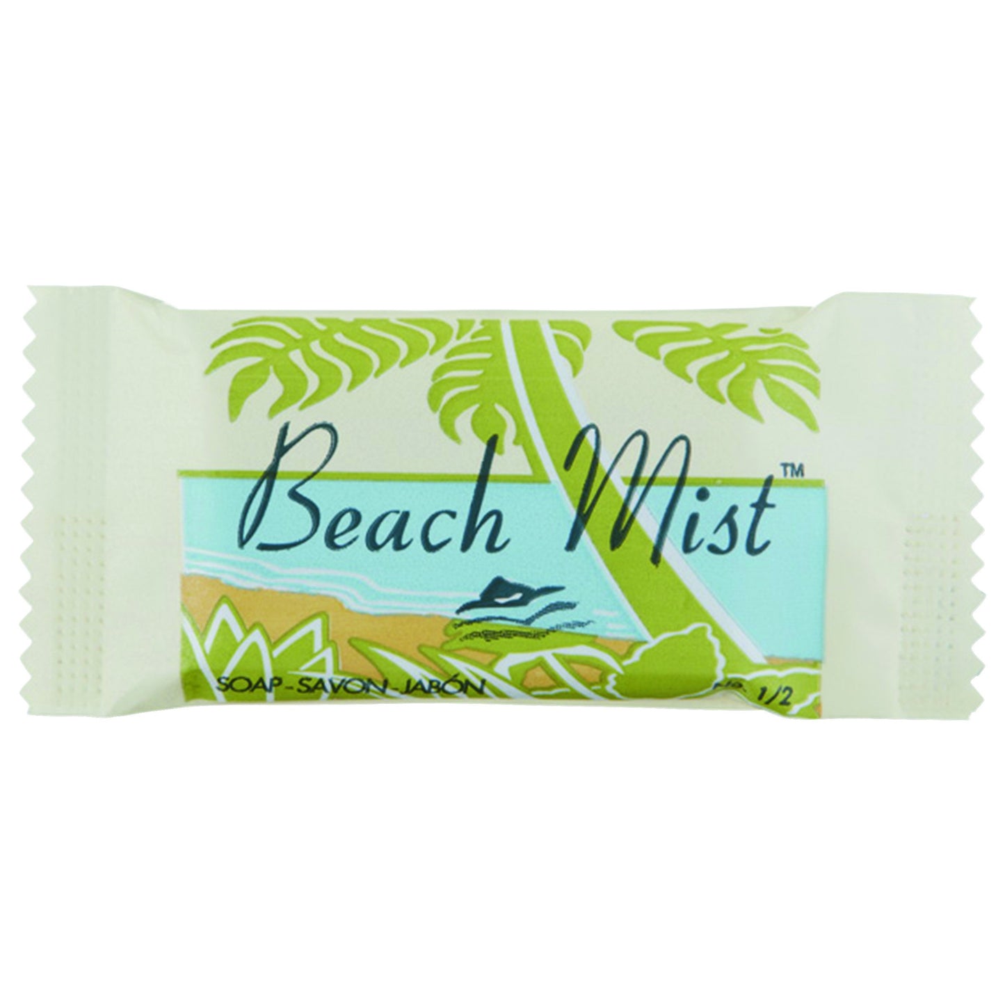Beach Mist NO12 Face and Body Soap, Beach Mist Fragrance, # 1/2 Bar (Case of 1000)