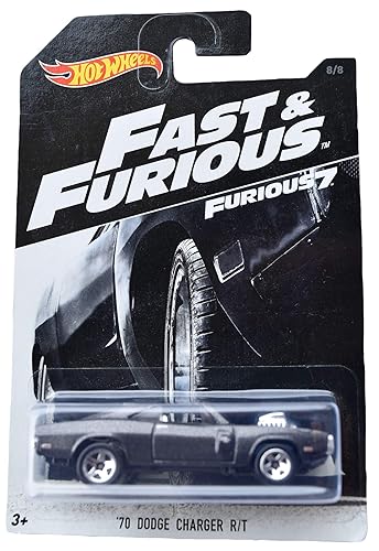 Hot Wheels Fast & Furious '70 Charger R/T 8/8, Black