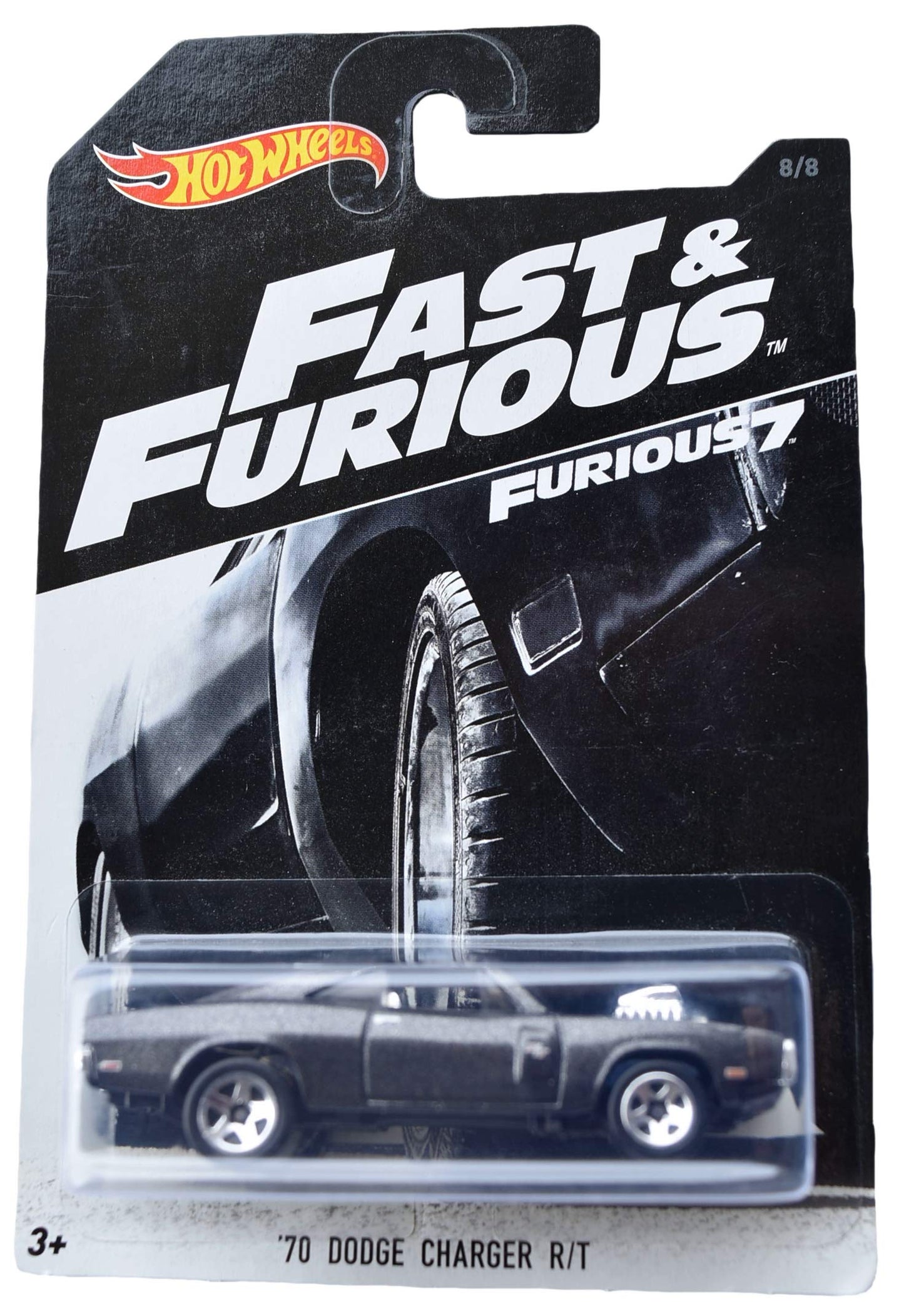 Hot Wheels Fast & Furious '70 Charger R/T 8/8, Black