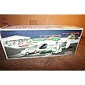 Hess 2001 Toy Helicopter with Motorcycle and Cruiser