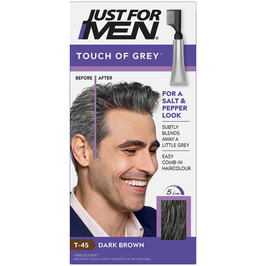 Just For Men Touch of Gray Hair Color, Dark Brown T-45