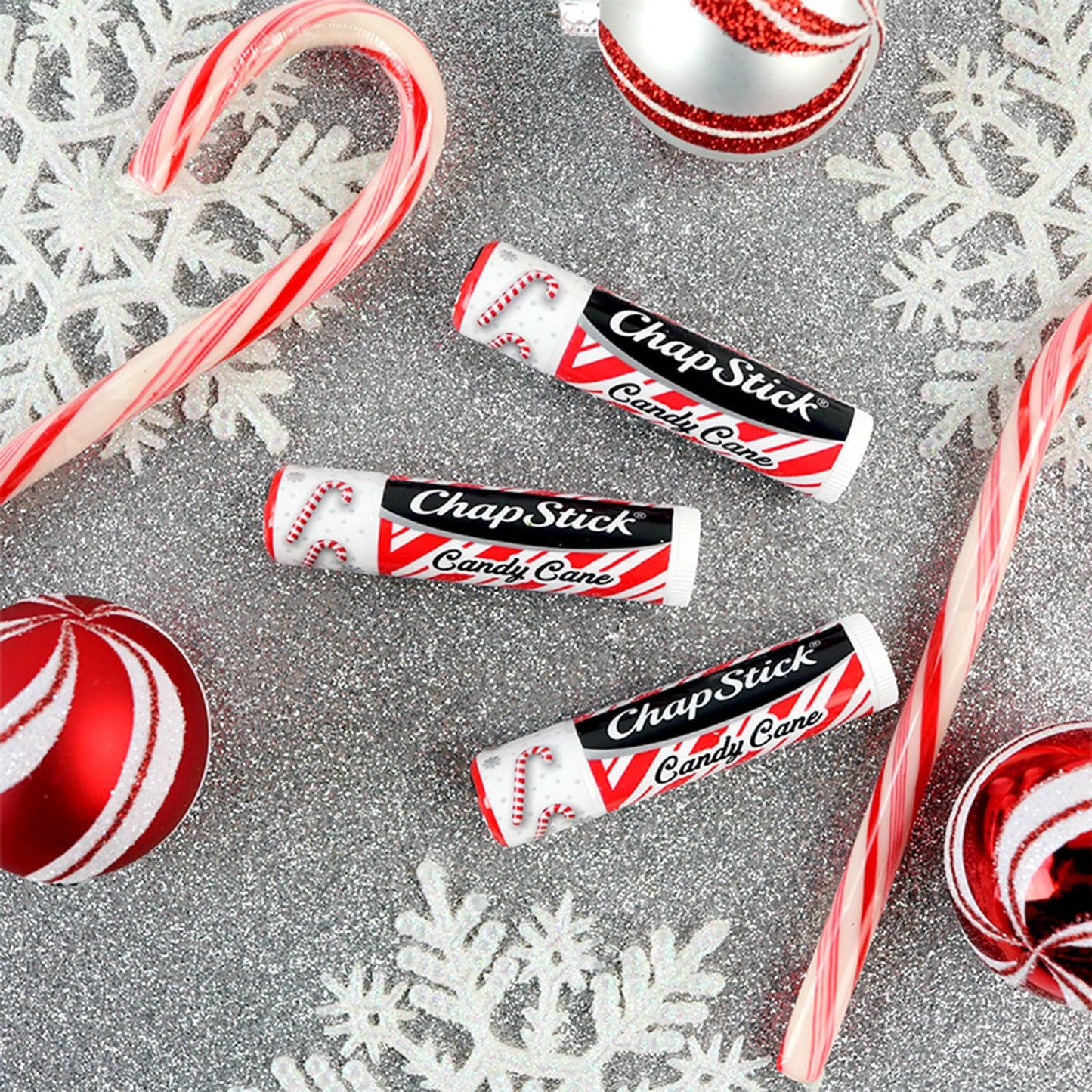 ChapStick Bulk Lip Balm, Holiday Variety 3-Packs x 6 (18 Sticks) - Candy Cane, Sugar Cookie, and Pumpkin Pie Flavored Lip Moisturizers, Stocking
