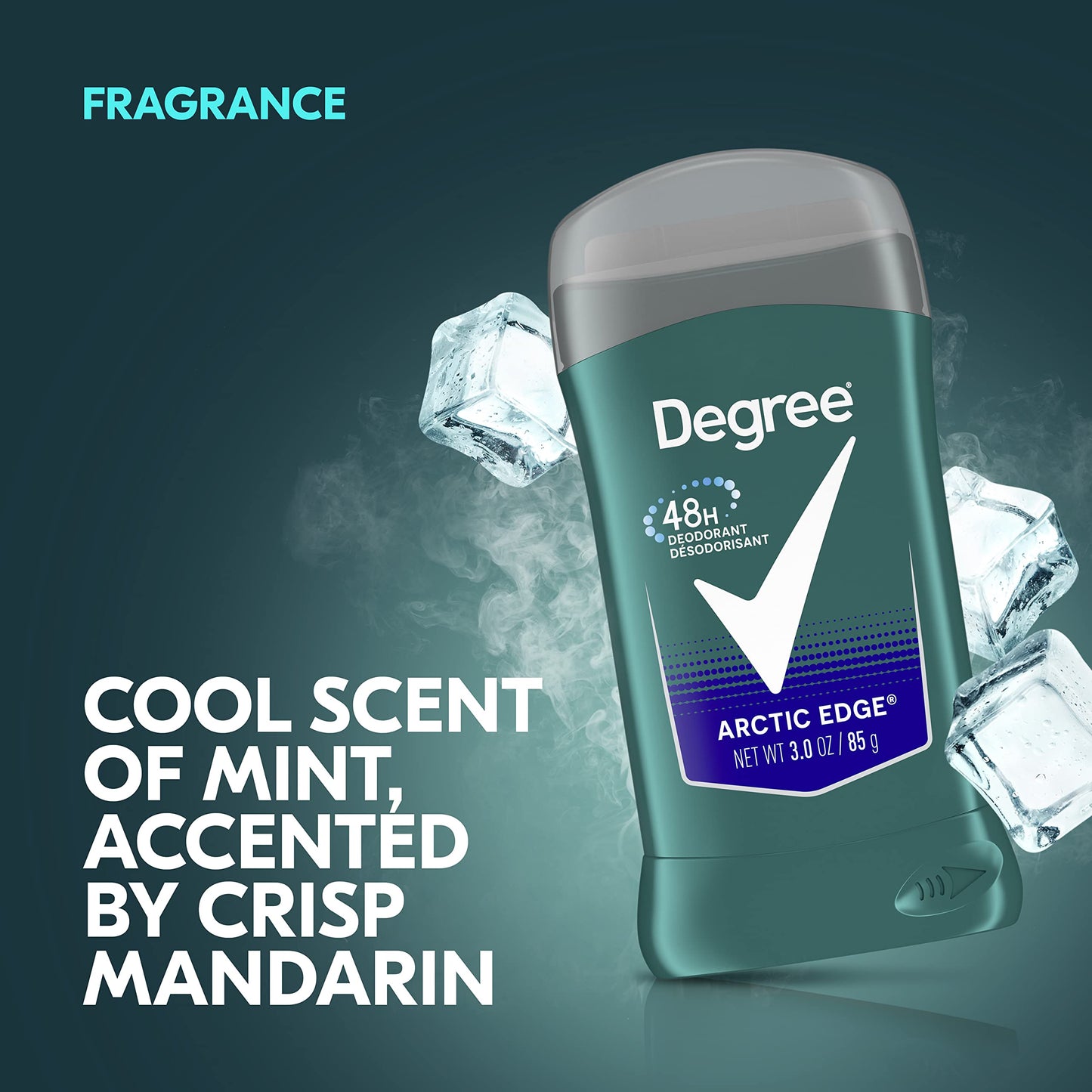 Degree Men Original Deodorant 48-Hour Odor Protection Arctic Edge Deodorant For Men 3 oz, Twin Pack Beauty and Personal Care Degree
