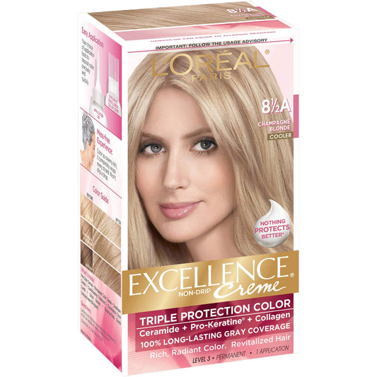 L’Oreal ParisExcellence Creme - 8-1/2A Champagne Blonde (Cooler) 1 Each (Pack of 12)