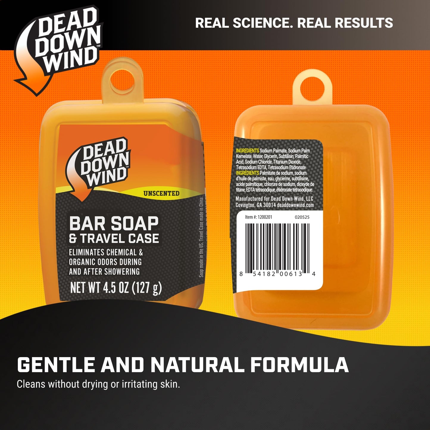 DEAD DOWN WIND 12002 Bar Soap with Travel Container (4.5oz)