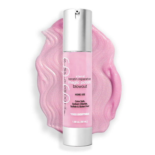 SIMPLY SMOOTH Magic Potion Blowout Serum - Keratin-Infused, Heat-Activated Styling Serum for Frizz-Free, Bouncy Blowouts | Adds Volume, Shine