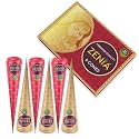 Zenia 6 Pack 100% Natural Ready to Use Henna Paste Hair Color Hair Dye Cones Reddish Brown Color