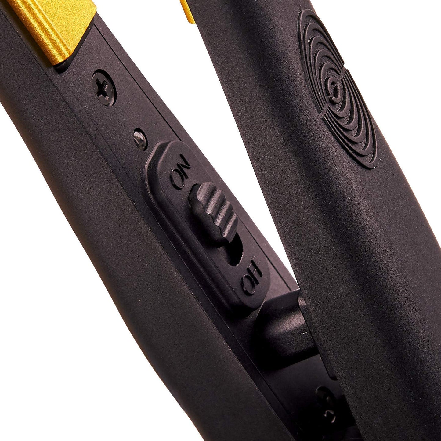 Hot Beauty Professional Ceramic Mini Flat Iron 1/2", Anti-Frizz, Fast Heating, Versatile Styling for Curly & Straight Hair, Ideal for Traveling