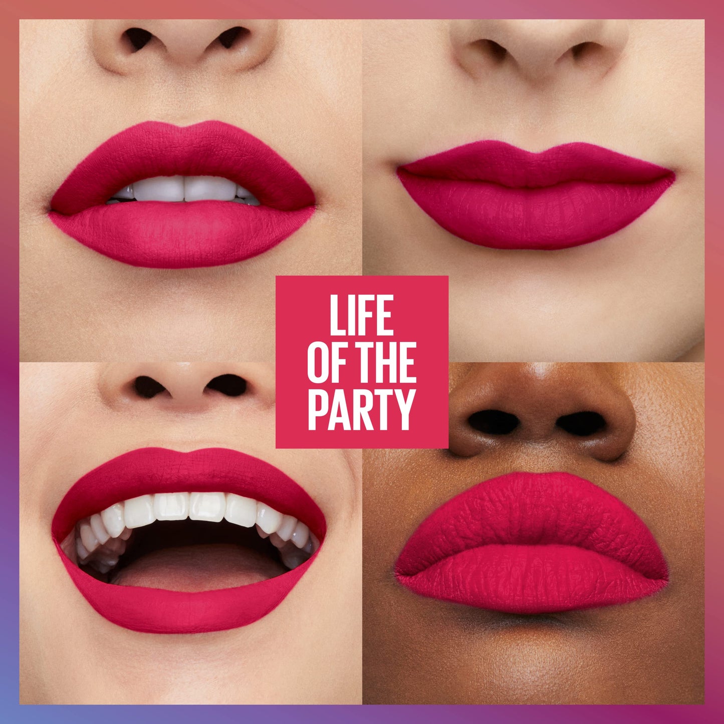 MAYBELLINE New York Super Stay Matte Ink Liquid Lipstick, Transfer-Proof, Long-Lasting, Limited-Edition Birthday-Cake-Scented Shades, Life of the