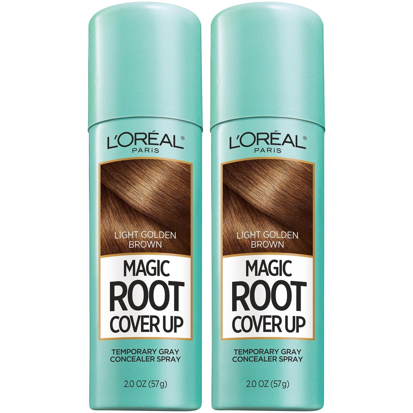 L'Oreal Paris Magic Root Cover Up Gray Hair Spray, 100% Gray Hair Coverage with Buildable, Lightweight, Transfer-Resistant, and Temporary Formula