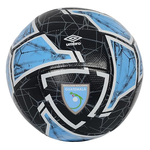 Umbro Guatemala National Team Soccer Ball, Black/Blue, Size 5