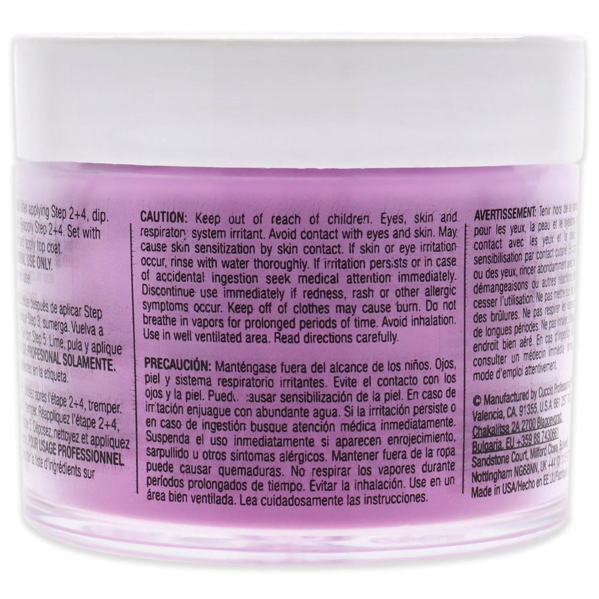 Cuccio Colour Powder Nail Polish - Lacquer For Manicure And Pedicure - Highly Pigmented Powder That Is Finely Milled - Durable Finish With A Flawless Beauty & Personal Care Cuccio
