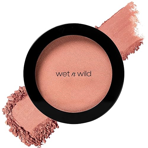 wet n wild Color Icon Blush, Effortless Matte Natural Sheer Glow & Seamless Blend, Luxuriously Infused Smooth Jojoba Oil, Cruelty-Free & Vegan
