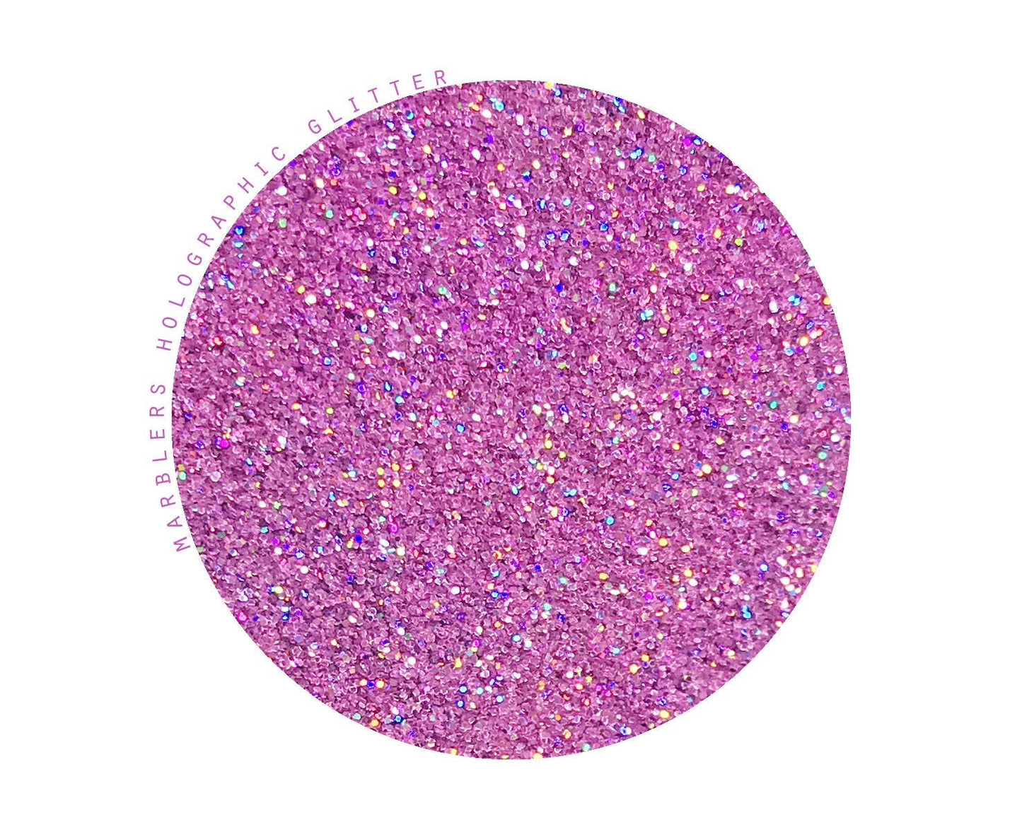 MARBLERS Holographic Glitter [Holo Bubblegum] 1.5oz (42g) | Fine | Non-Toxic, Vegan, Cruelty-Free | Face, Body, Eyeshadow, Hair, Festival, Party