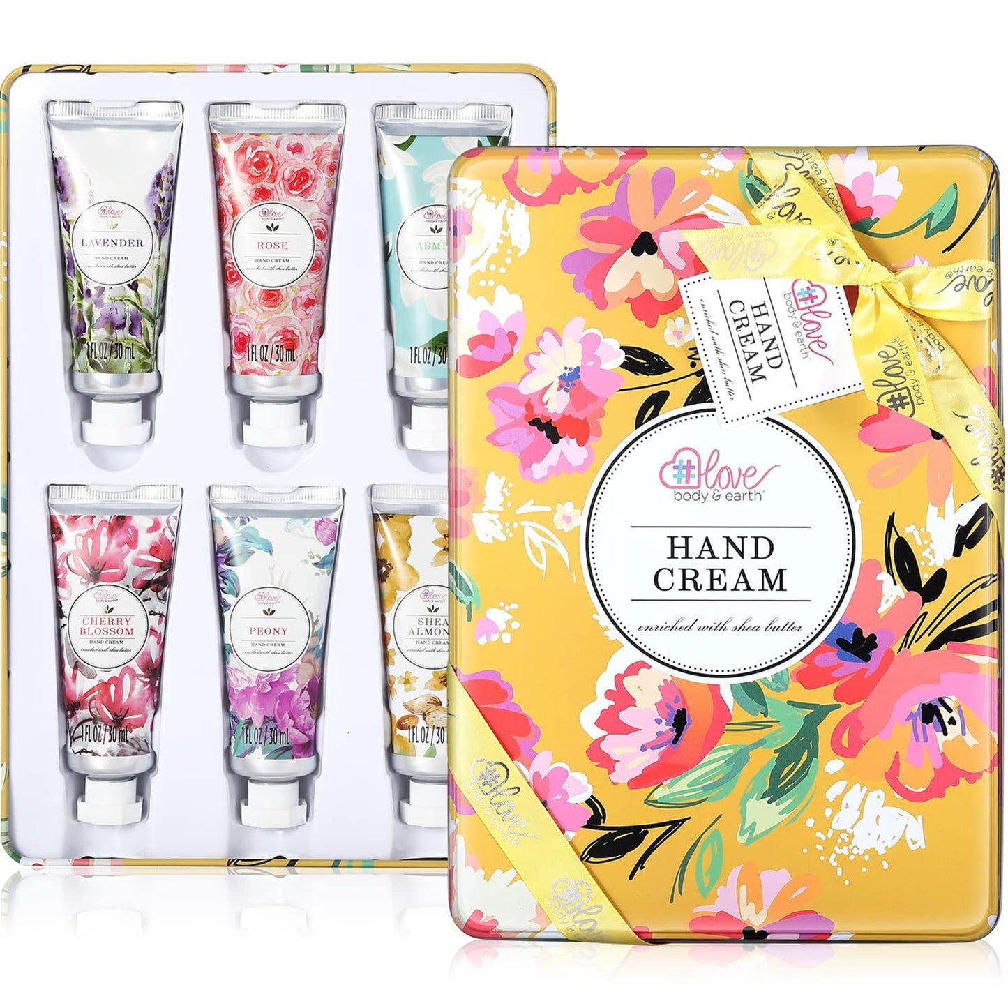 Hand Cream Gift Set - Hand Cream for Women, Hand Lotion Set for Dry Cracked Hands, Christmas Gift for Mother's Day Valentine's Day Holiday, Travel