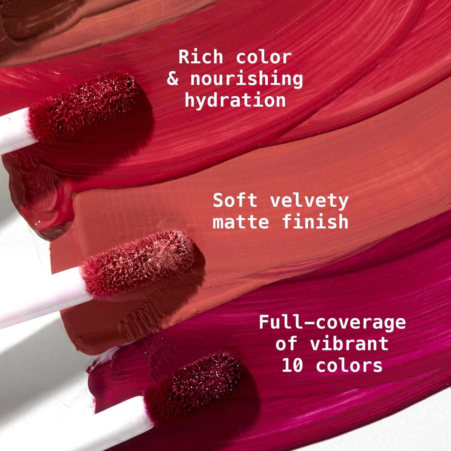 Ruby Kisses Velvet Lip Cream, Matte Finish Lipstick, Rich Color, Long Lasting Lip Stain, Lightweight, Nourishing, Hydration, High Pigment Lip Tint (SKIN DEEP)