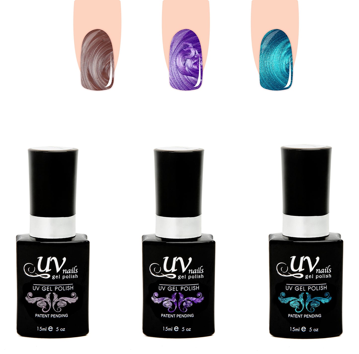 UV-Nails Ostara Set of 3 UV or LED gel polish Beauty & Personal Care UV-NAILS