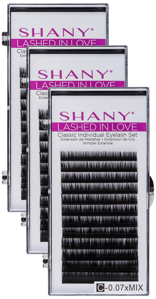 SHANY Cosmetics Shany Lashed In Love Colorful Individual Eyelash Set - Individual 3d Voluminous & Weightless Faux Mink Lash Extensions - Multi-color