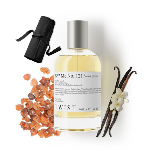 Twist S*x Me No. 121 - Inspired by Vanilla Sex T. F. Long-Lasting Perfume for Men, Vegan, Clean Ingredients, Bitter Almond & Vanilla - Spray 100 ml | Beauty & Personal Care HOUSE OF TWIST