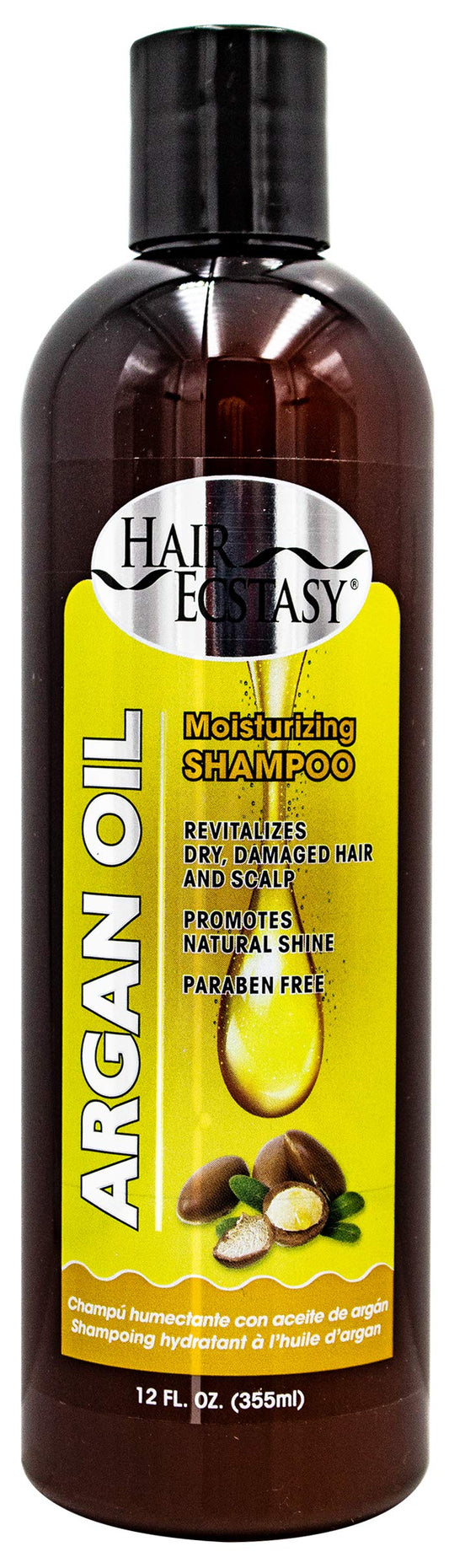 Hair Ecstasy Argan Oil Shampoo 12oz Beauty & Personal Care Hair Ecstasy