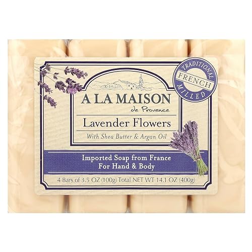 A La Maison Bar Soap Lvndr Flwr Value 4 Ct