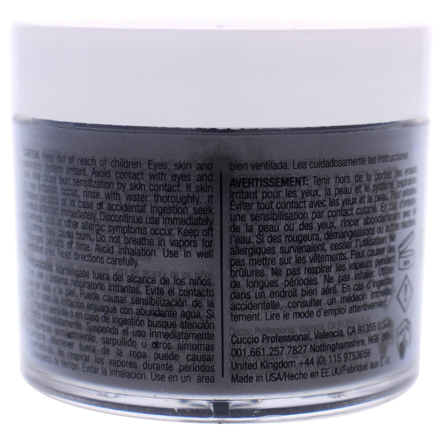 Cuccio Pro Powder Polish Dip - Silver W/ Gray Undertones - Nail Lacquer for Manicures/Pedicures, Easy & Fast Application/Removal - No LED/UV Light Beauty & Personal Care Cuccio