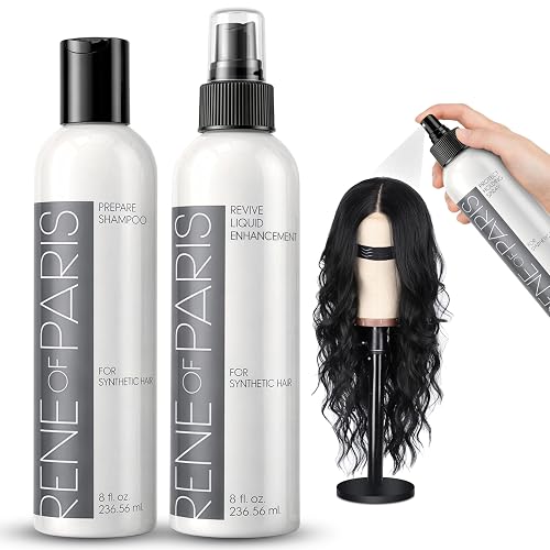 Rene of Paris Hair Care Kit Gently cleanses & Replenishes - 8 Fl Oz Bottles