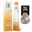 GK HAIR Global Keratin Professional Hair Color Cream Tube (3.4 Fl Oz/100ml) Nourishing & Cleansing Colors for Styling High Performance Long Lasting