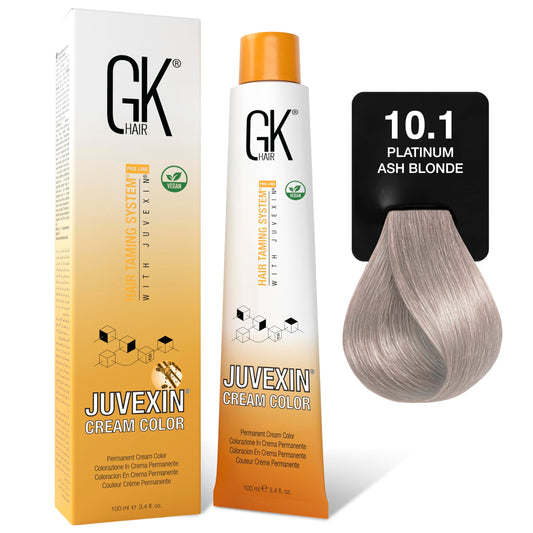 GK HAIR Global Keratin Professional Hair Color Cream Tube (3.4 Fl Oz/100ml) Nourishing & Cleansing Colors for Styling High Performance Long Lasting Beauty & Personal Care GK HAIR