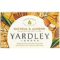 Yardley London Oatmeal and Almond Naturally Moisturizing Bath Bar, 4.0 oz. (Pack of 8)