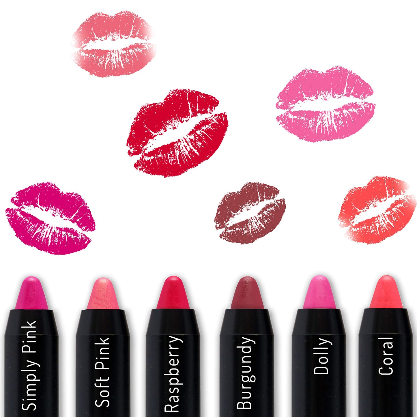 Natural Lipstick Crayon Pencil for Women High Pigment Tints, Cruelty Free, Organic Lipstick Made in USA, Safe, Nontoxic Lip Care Cosmetics (Soft Pink)
