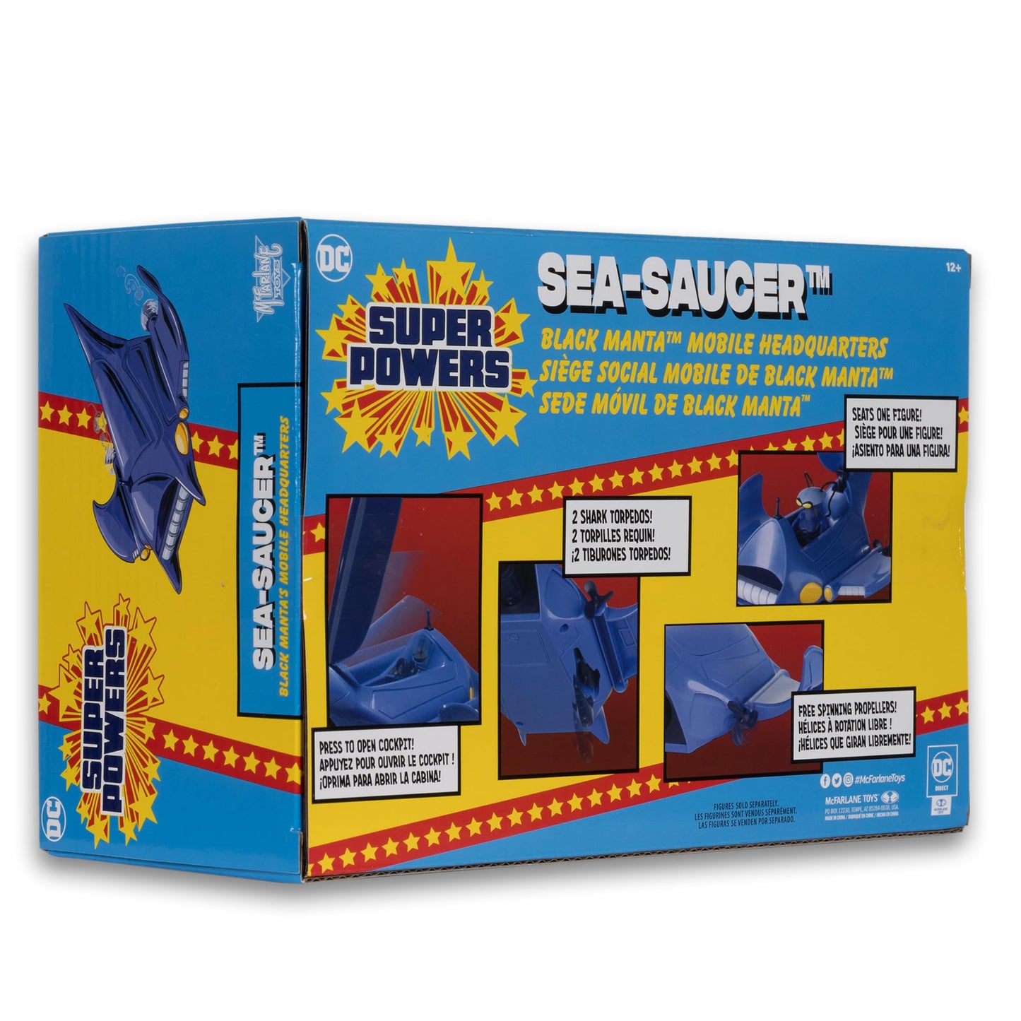 McFarlane Toys - DC Super Powers Sea-Saucer (Black Manta's Mobile Headquarters) Vehicle