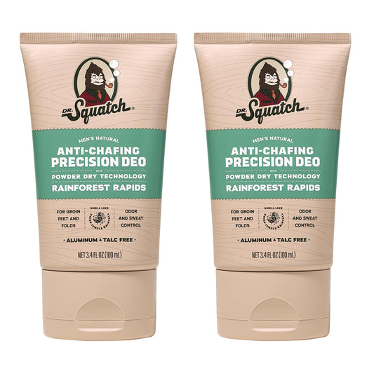 Dr. Squatch Whole Body Deodorant for Men - Odor + Sweat Control - Aluminum + Talc Free - Natural Ingredients - Dermatologist-Tested for All Skin Types Beauty and Personal Care Dr. Squatch