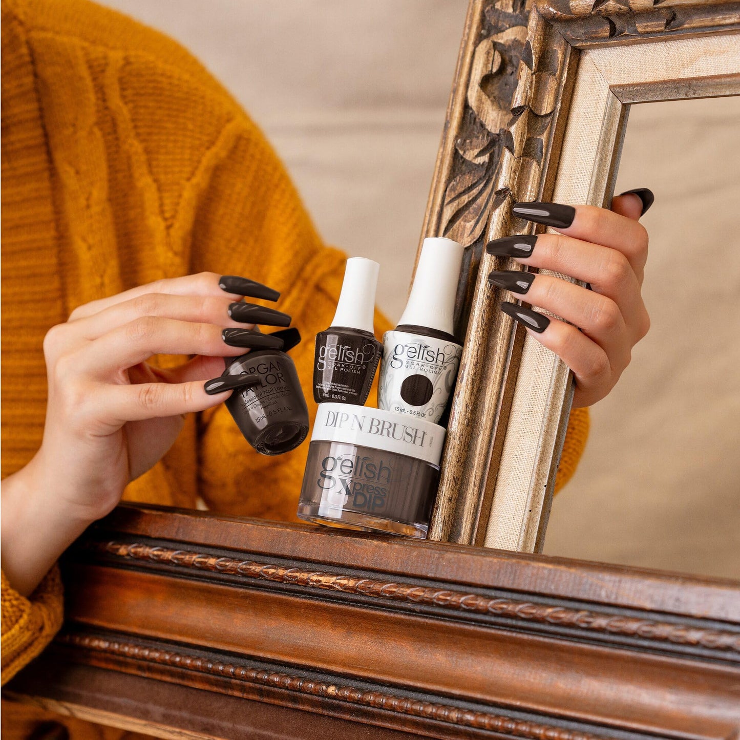 Gelish in Frame Collection Dip N Brush - Artwork in Progress, 1.5 oz Beauty & Personal Care Gelish